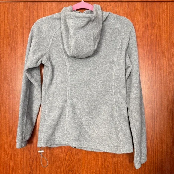 Columbia Benton Springs Women's Small Full Zip Hooded Fleece Jacket Heather Grey - Picture 8 of 13